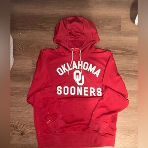 Red Nike Oklahoma Sooners Hoodie